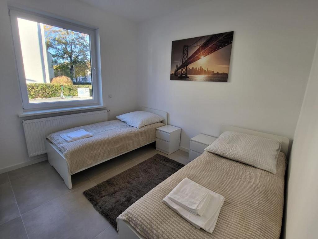Monteurzimmer Mit Zwei Einzelnen Betten In Einer 3Zi Wohnung Mit Kuche Und Bad Оснабрюк Екстер'єр фото