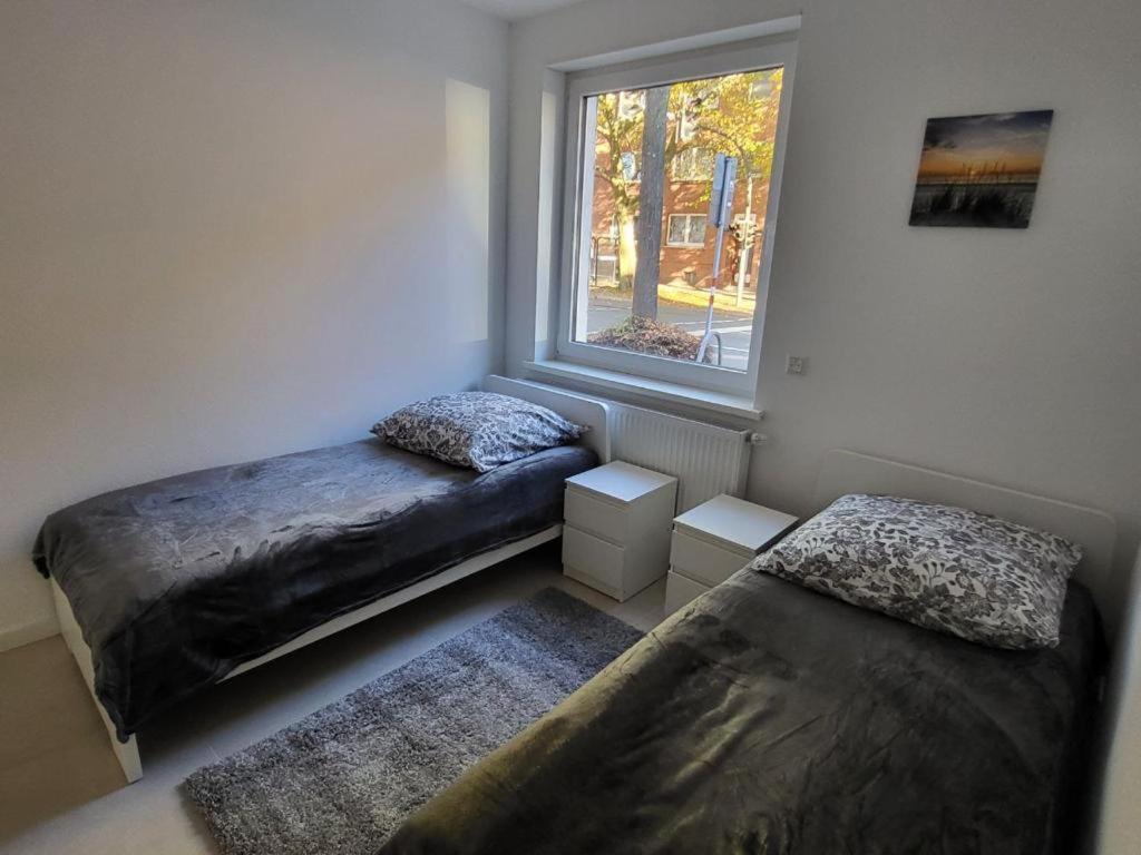 Monteurzimmer Mit Zwei Einzelnen Betten In Einer 3Zi Wohnung Mit Kuche Und Bad Оснабрюк Екстер'єр фото